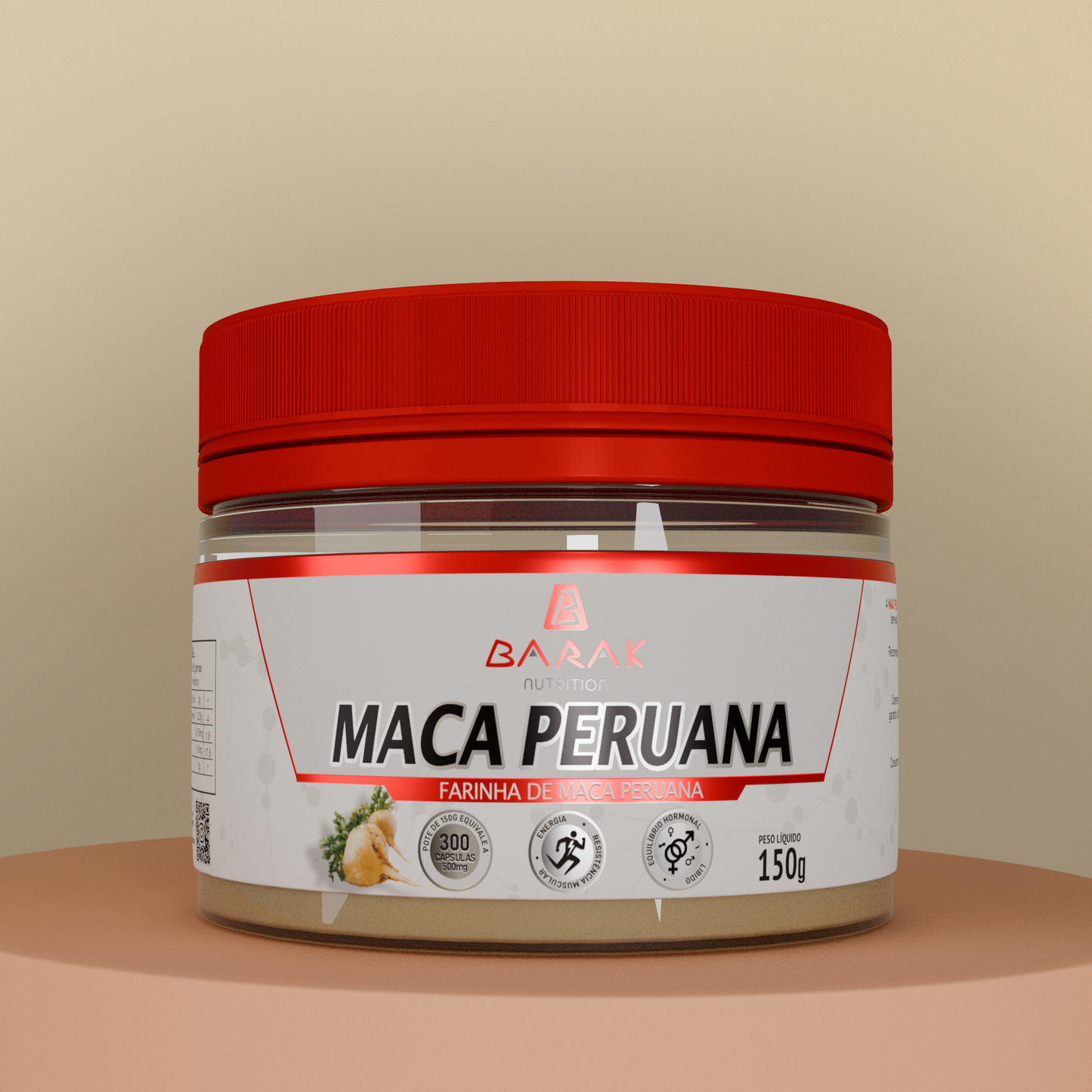 Maca Peruana 150g - Barak Nutrition