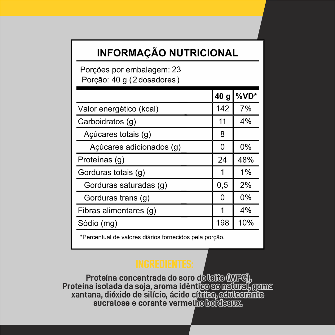 Whey Blend 900g - Morango
