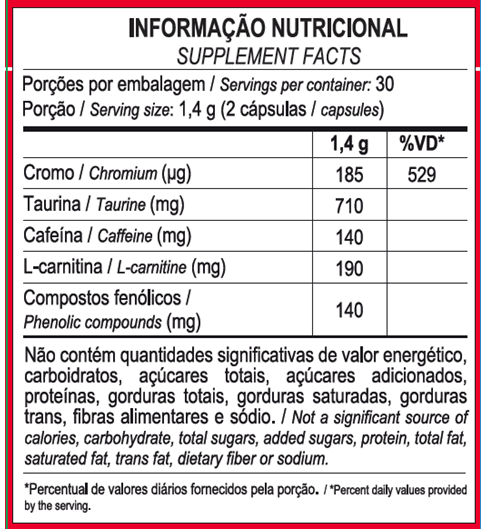 Shot Thermo Max 60 Cáps