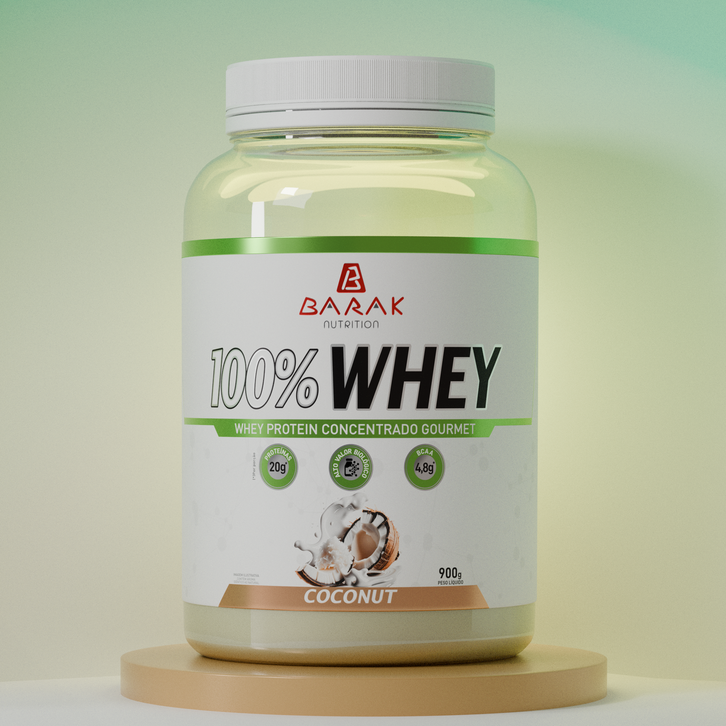 100% Whey 900g - Coconut
