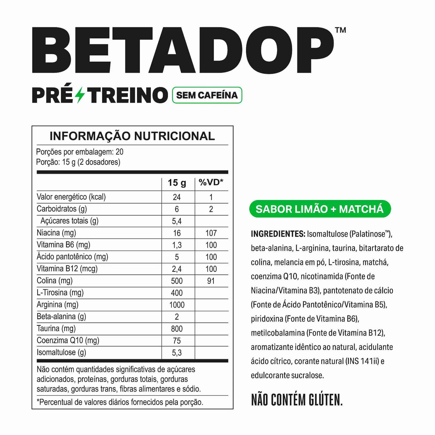 BETADOP Pré-Treino - 300g