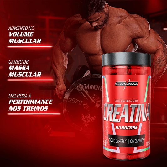 Creatina 100% Pura 120 Cápsulas