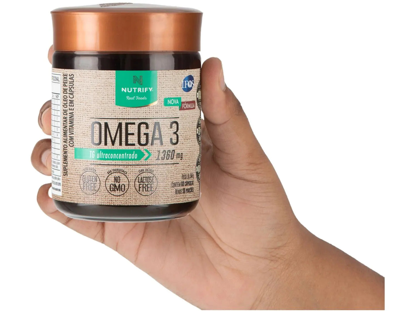 Omega 3 TG Ultra Concentrado Nutrify 60 Cápsulas