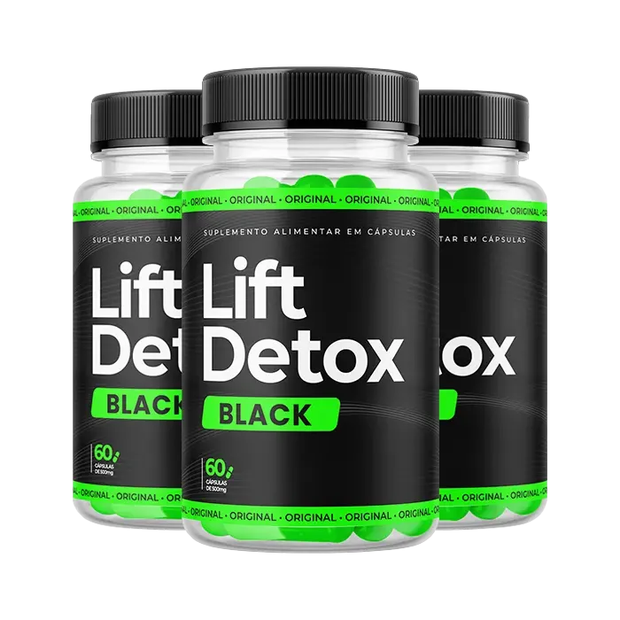 Lift Detox Black – Acelere seu Metabolismo de Maneira Natural e Eficaz – 3 Potes