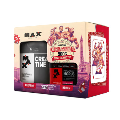 Promopack Las Vegas Special Edition - Creatina 500g + Pré-treino Hórus