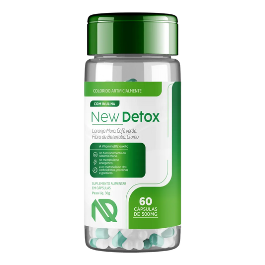 New Detox – Suplemento Natural para Desintoxicação