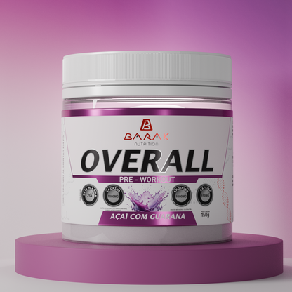 Overall Açaí com Guaraná 150g - Barak Nutrition