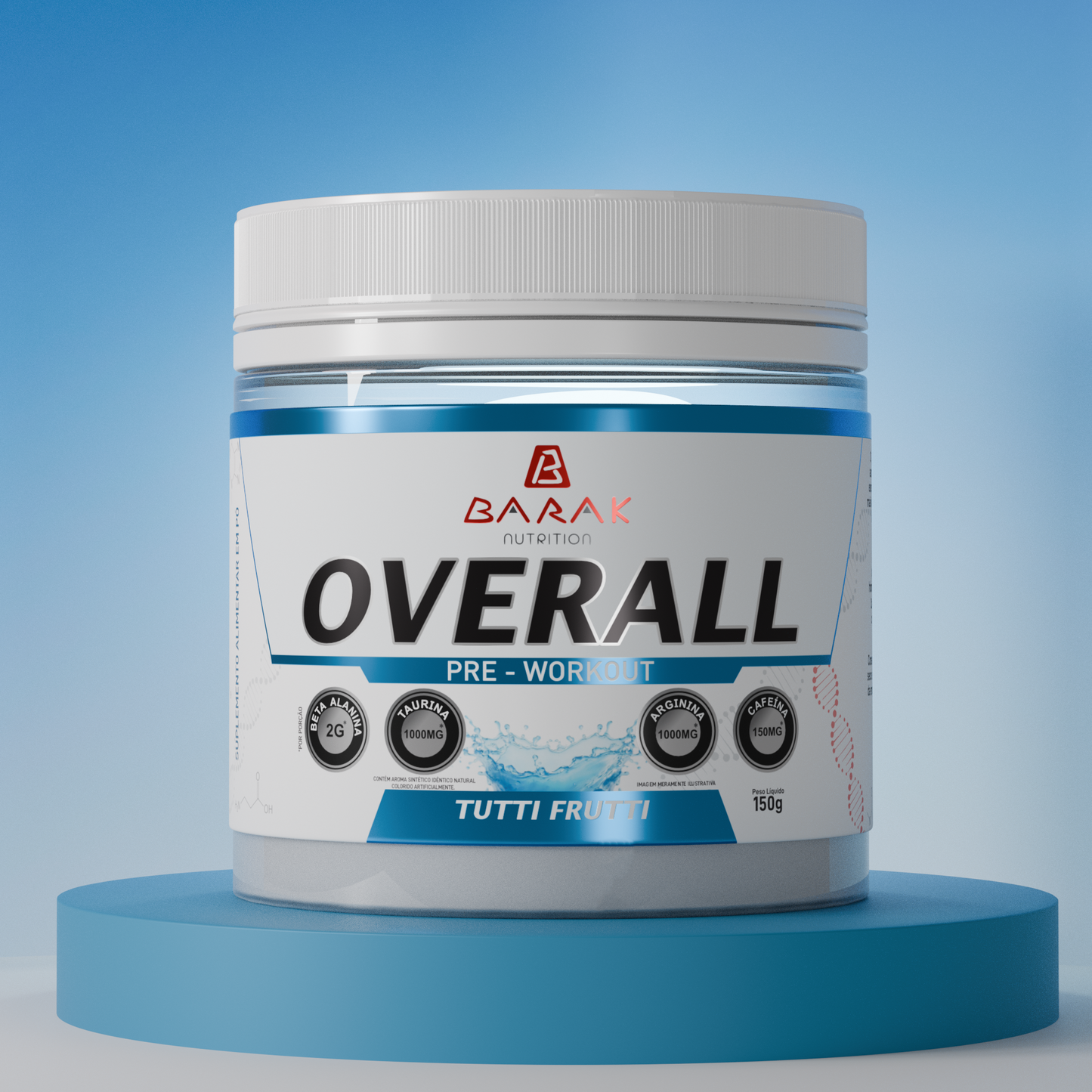 Overall Tutti Frutti 150g - Barak Nutrition