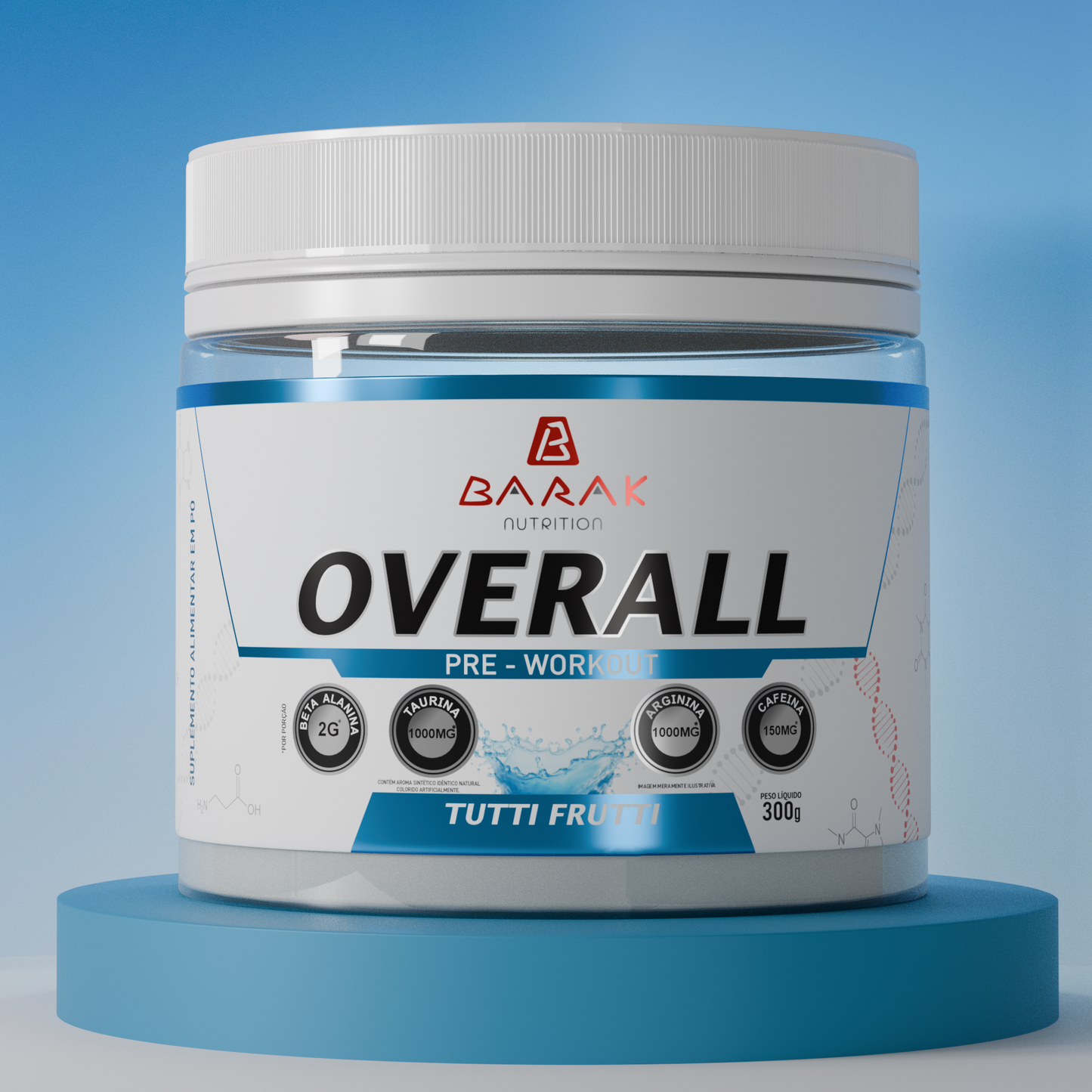 Overall Tutti Frutti 300g - Barak Nutrition