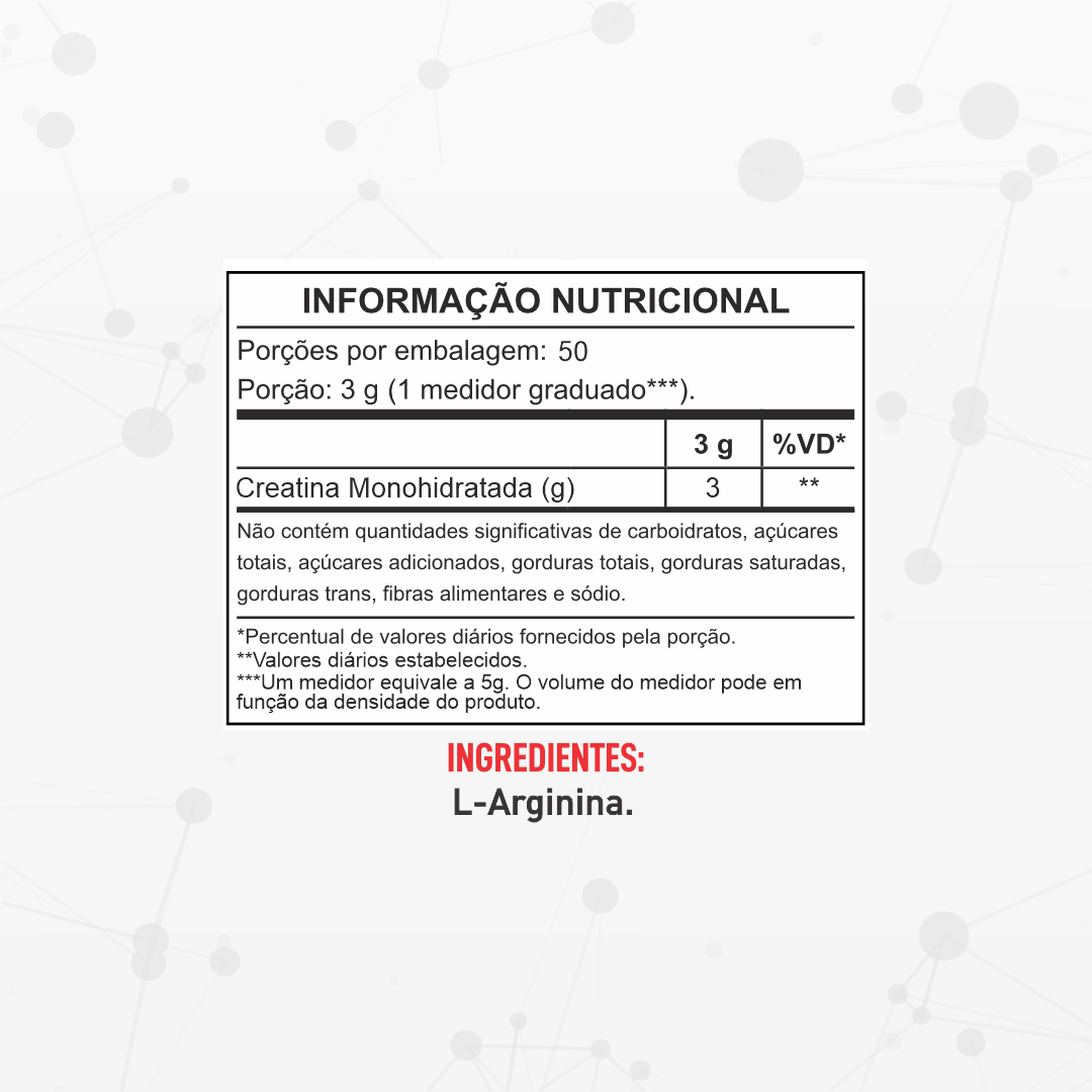 Arginina 150g - Barak Nutrition