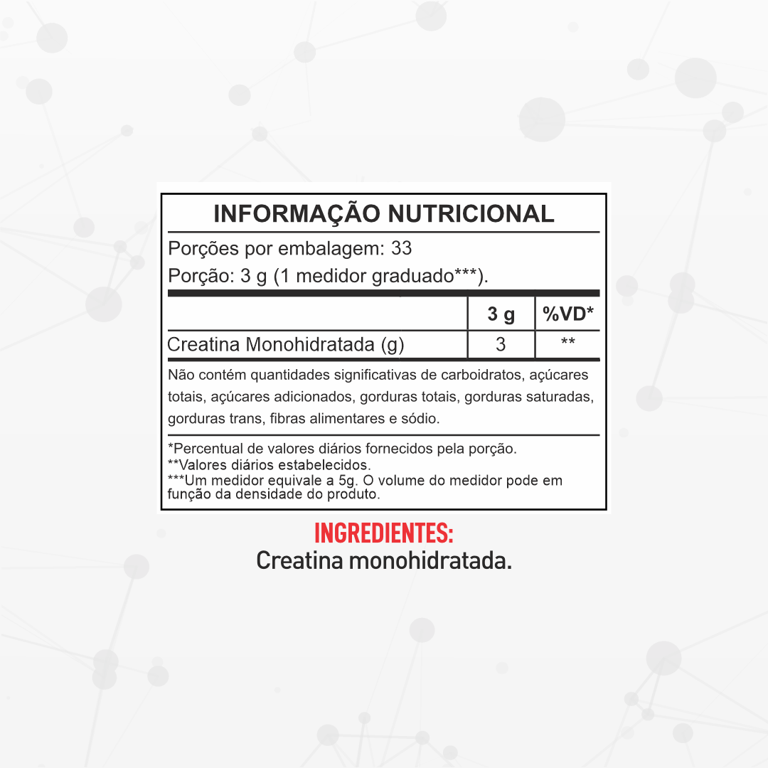 Creatina 100g - Barak Nutrition