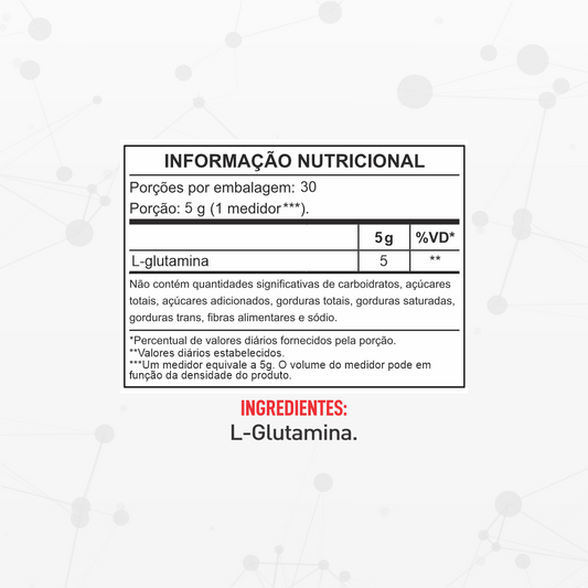 Glutamina 150g - Barak Nutrition