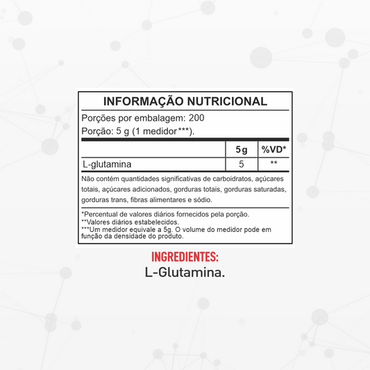 Glutamina 1kg - Barak Nutrition
