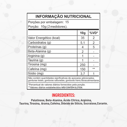 Overall Açaí com Guaraná 150g - Barak Nutrition
