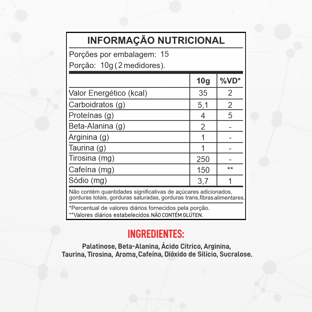 Overall Limonada 150g - Barak Nutrition