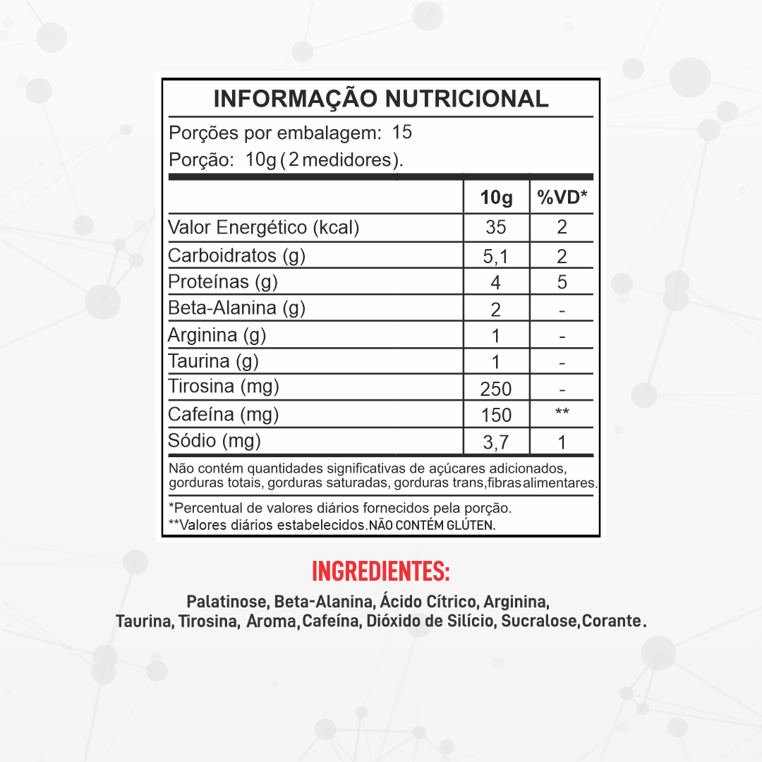 Overall Laranjada 150g - Barak Nutrition