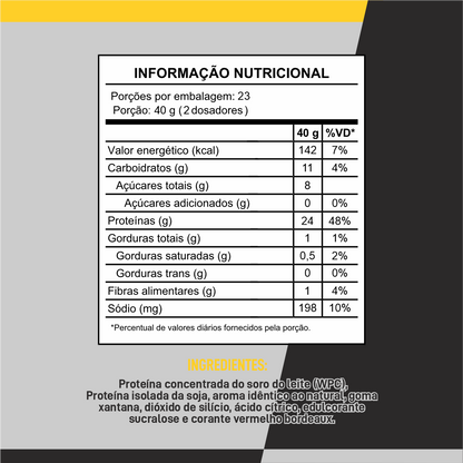 Whey Blend 900g - Morango