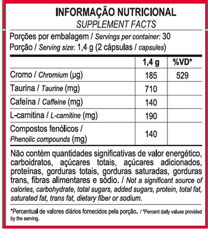 Shot Thermo Max 60 Cáps