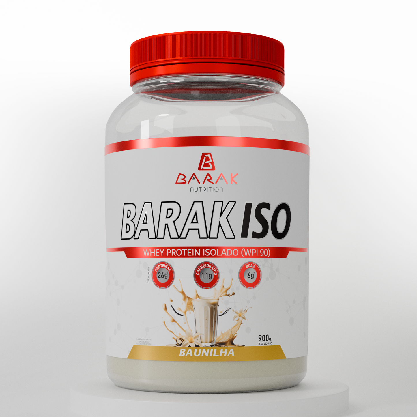 Barak Iso 900g - Baunilha