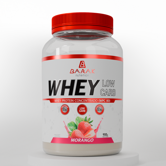 Whey Low Carb 900g - Morango