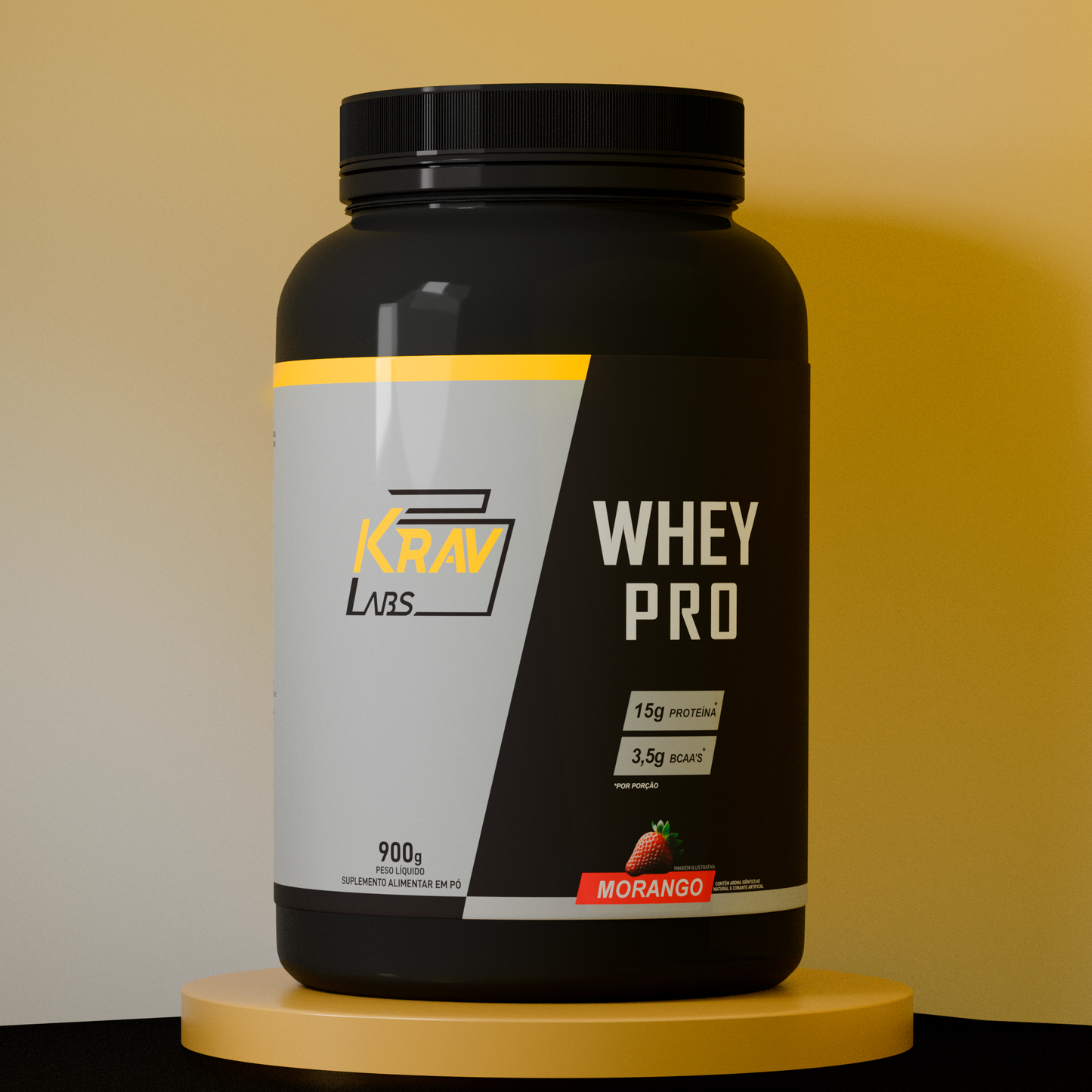 Whey Pro 900g - Morango