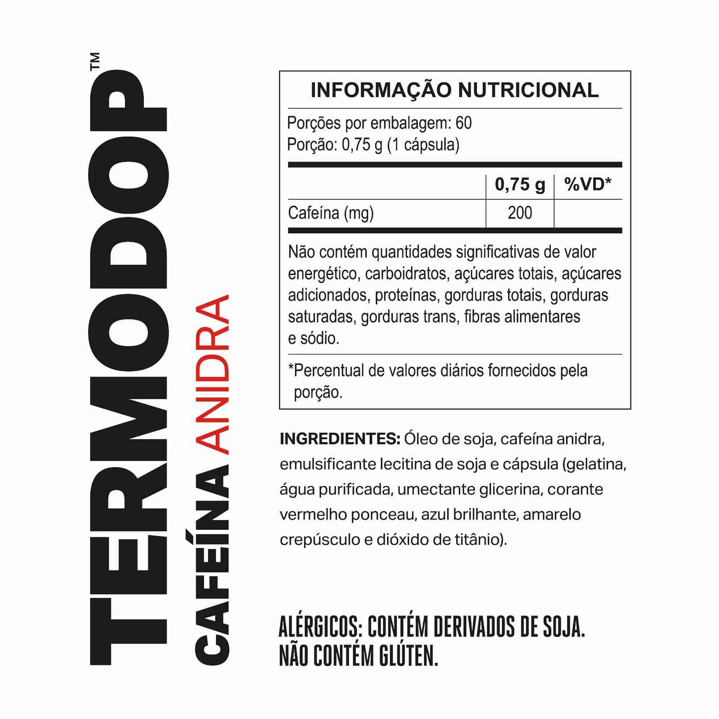 COMBO PRÉ-TREINO - BETADOP 300g e TERMODOP - Cafeína 200mg