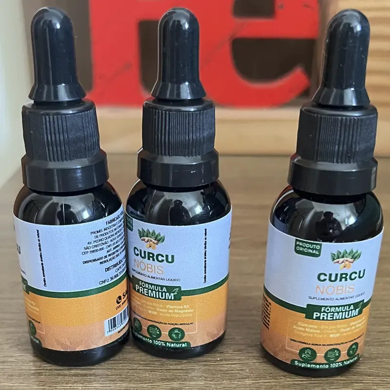 Curcunóbis – Suplemento Alimentar Líquido – 3 Frascos