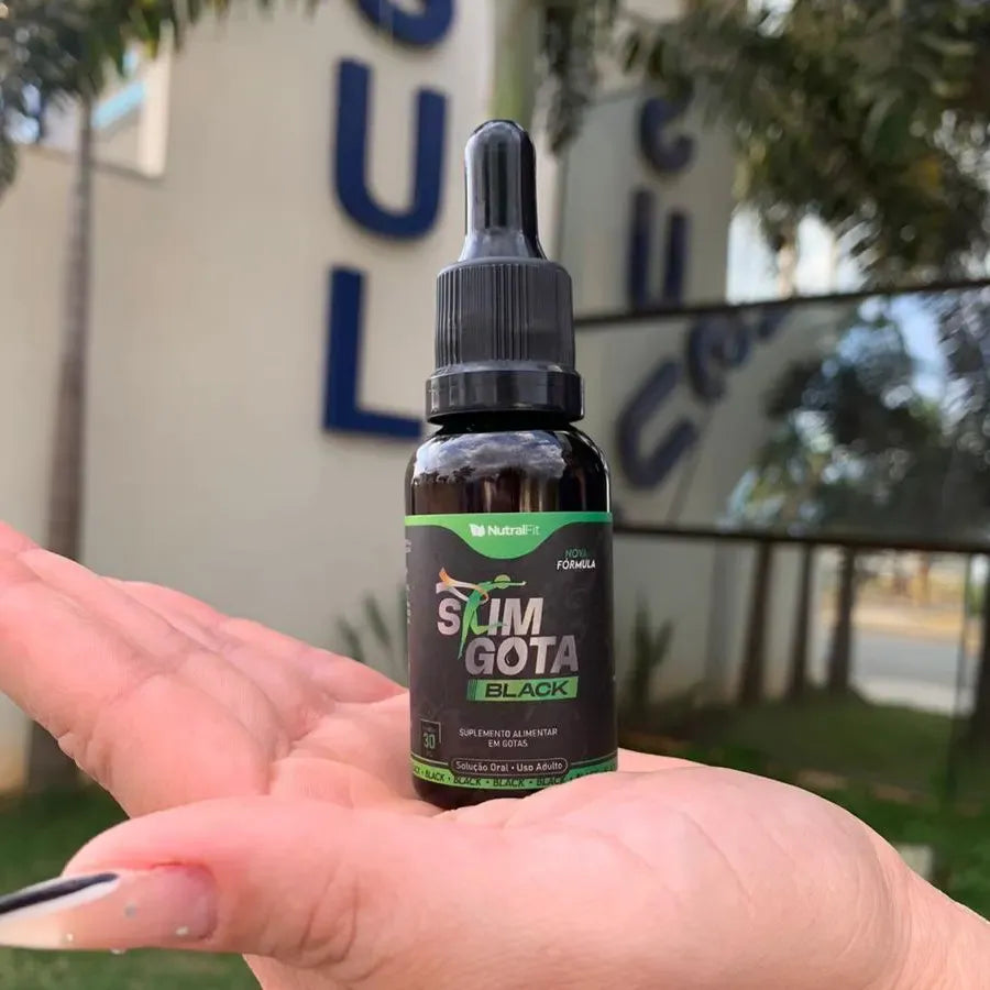 Slim Gota Black – 100% Natural – 4 Frascos de 30ml